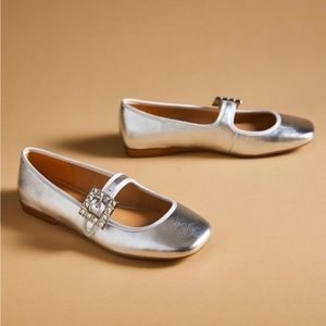 Silent D Anthropologie Mary Jane Flats